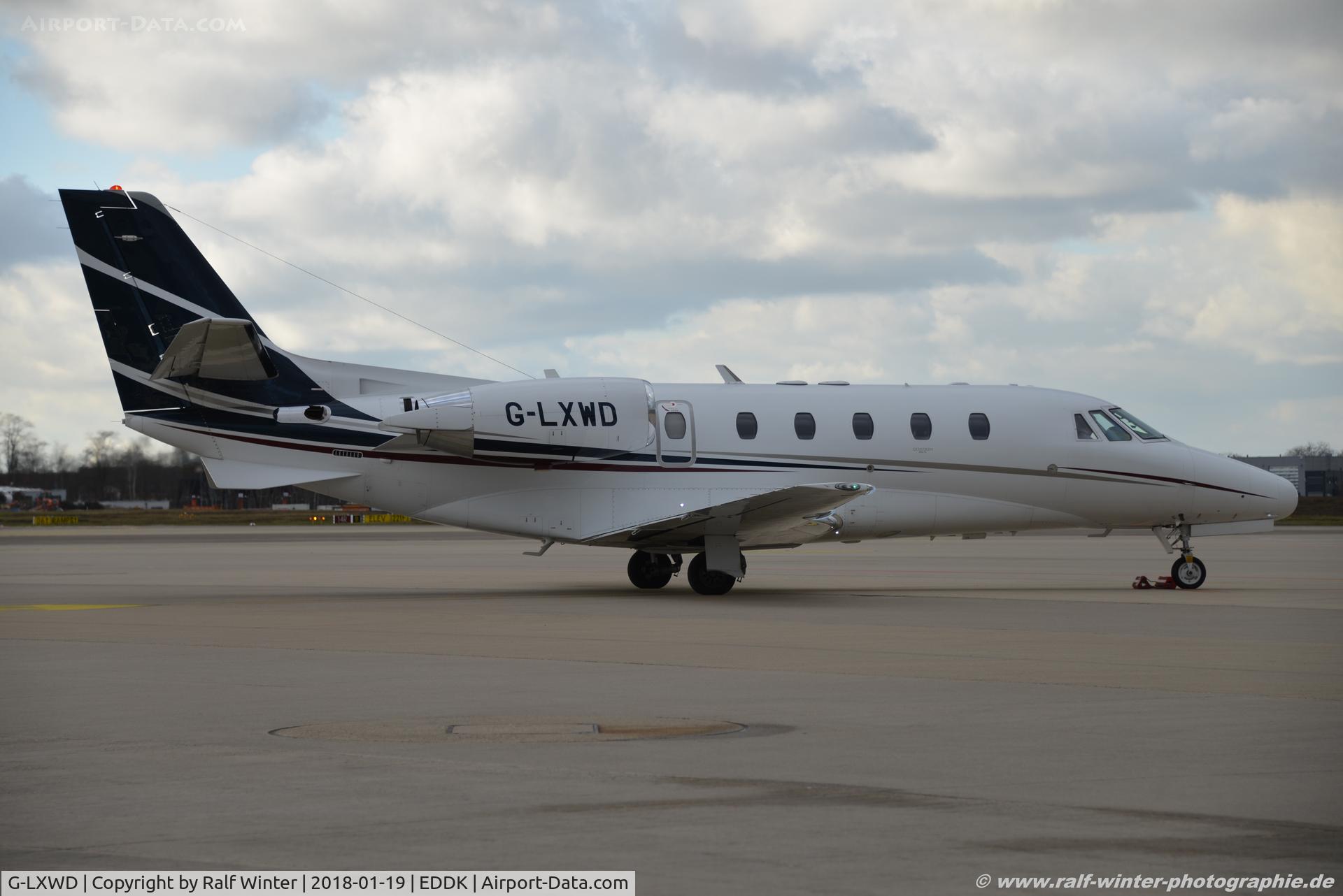 G-LXWD, 2007 Cessna 560XL Citation XLS C/N 560-5760, Cessna 560XL Citation XLS - Catreus AOC Ltd - 560-5760 - G-LXWD - 19.01.2018 - CGN