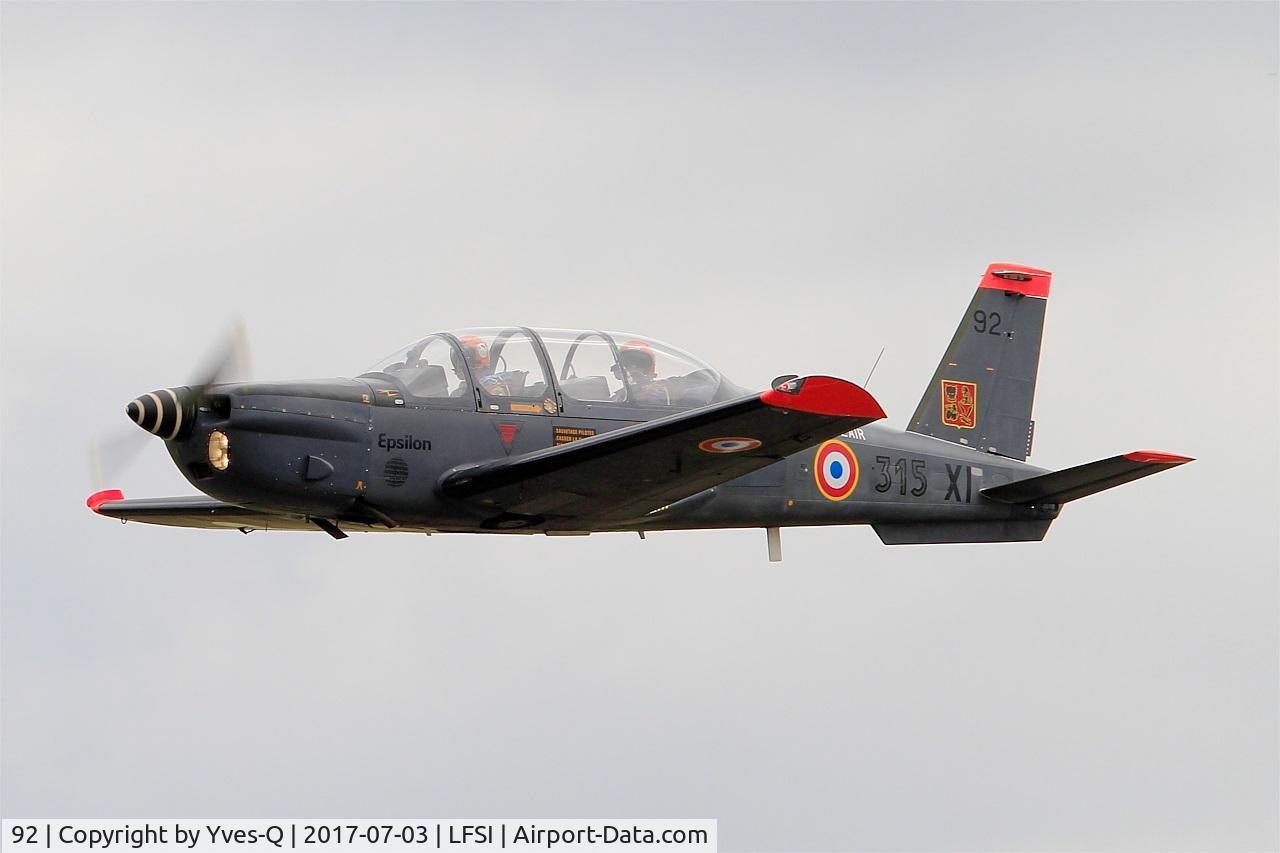 92, Socata TB-30 Epsilon C/N 92, Socata TB-30 Epsilon, Take off rwy 29, St Dizier-Robinson Air Base 113 (LFSI)