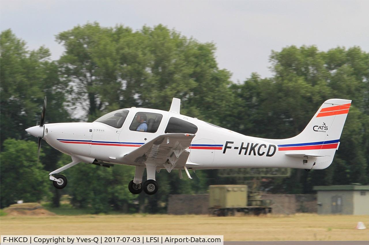 F-HKCD, Cirrus SR20 C/N 2186, Cirrus SR20, Take off rwy 29, St Dizier-Robinson Air Base 113 (LFSI)