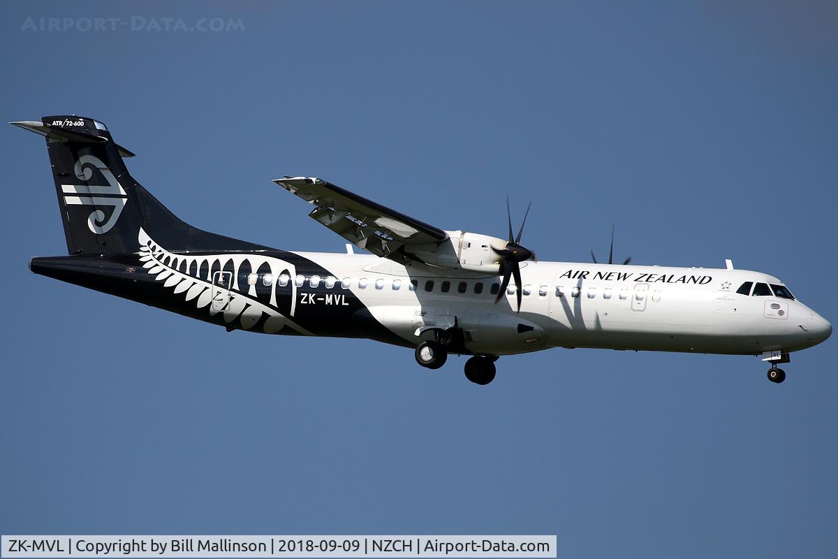 ZK-MVL, 2016 ATR 72-600 (72-212A) C/N 1328, NZ5785 FROM ROT