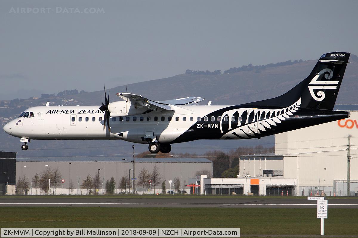 ZK-MVM, 2016 ATR 72-600 C/N 1346, NZ5752 FROM DUD