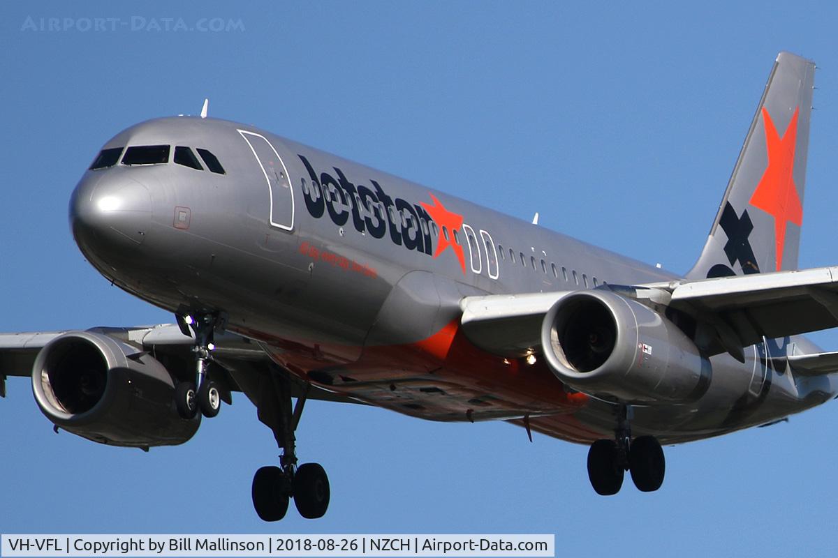 VH-VFL, 2012 Airbus A320-232 C/N 5489, JQ231 FROM AKL