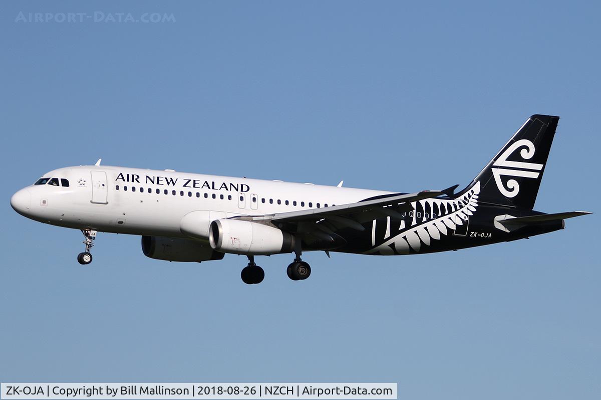 ZK-OJA, 2003 Airbus A320-232 C/N 2085, NZ878 FROM OOL