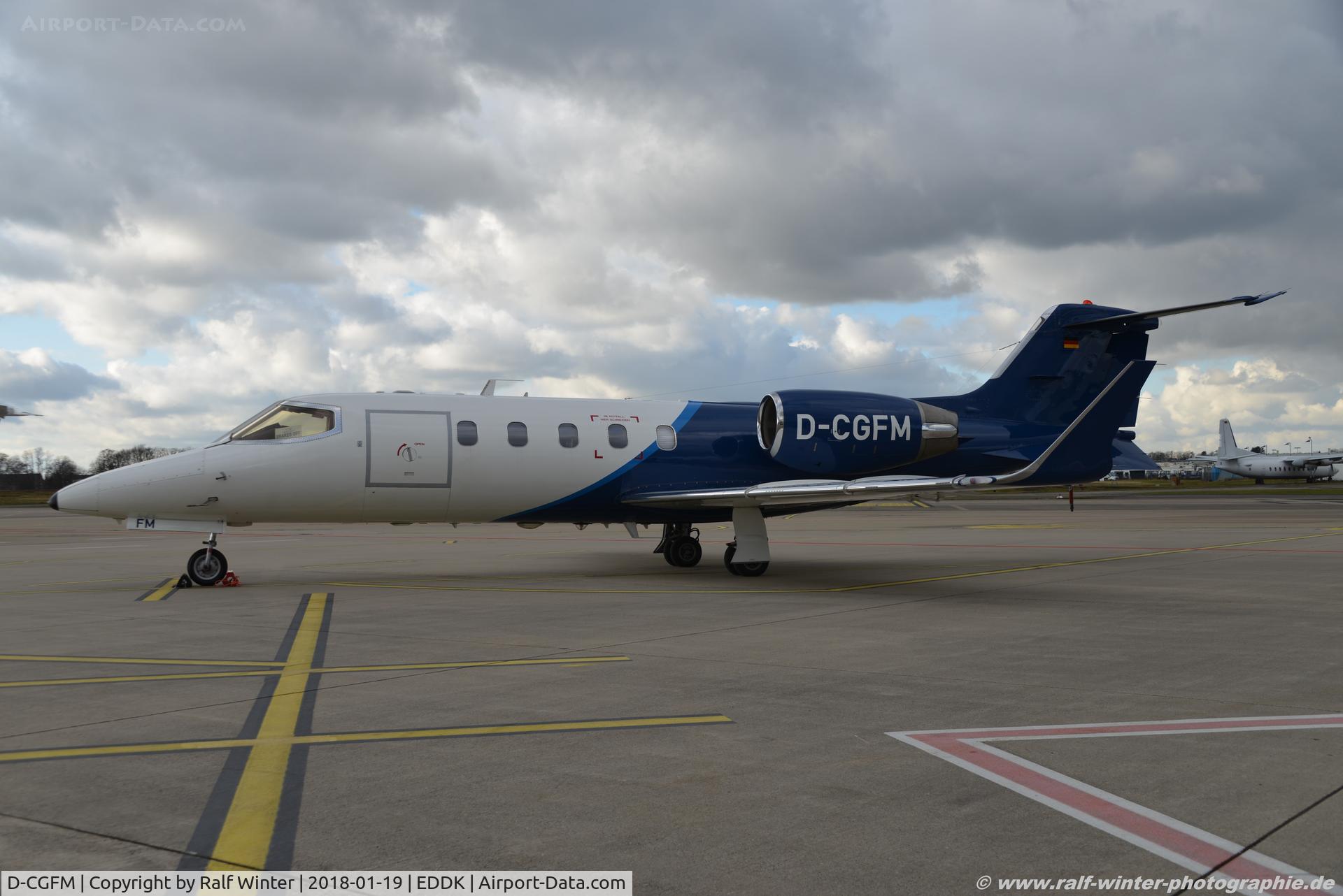 D-CGFM, 2000 Learjet 31A C/N 31-207, Learjet 31A - GFD Gesellschaft für Flugzieldarstellung - 31-207 - D-CGFM - 19.01.2018 - CGN