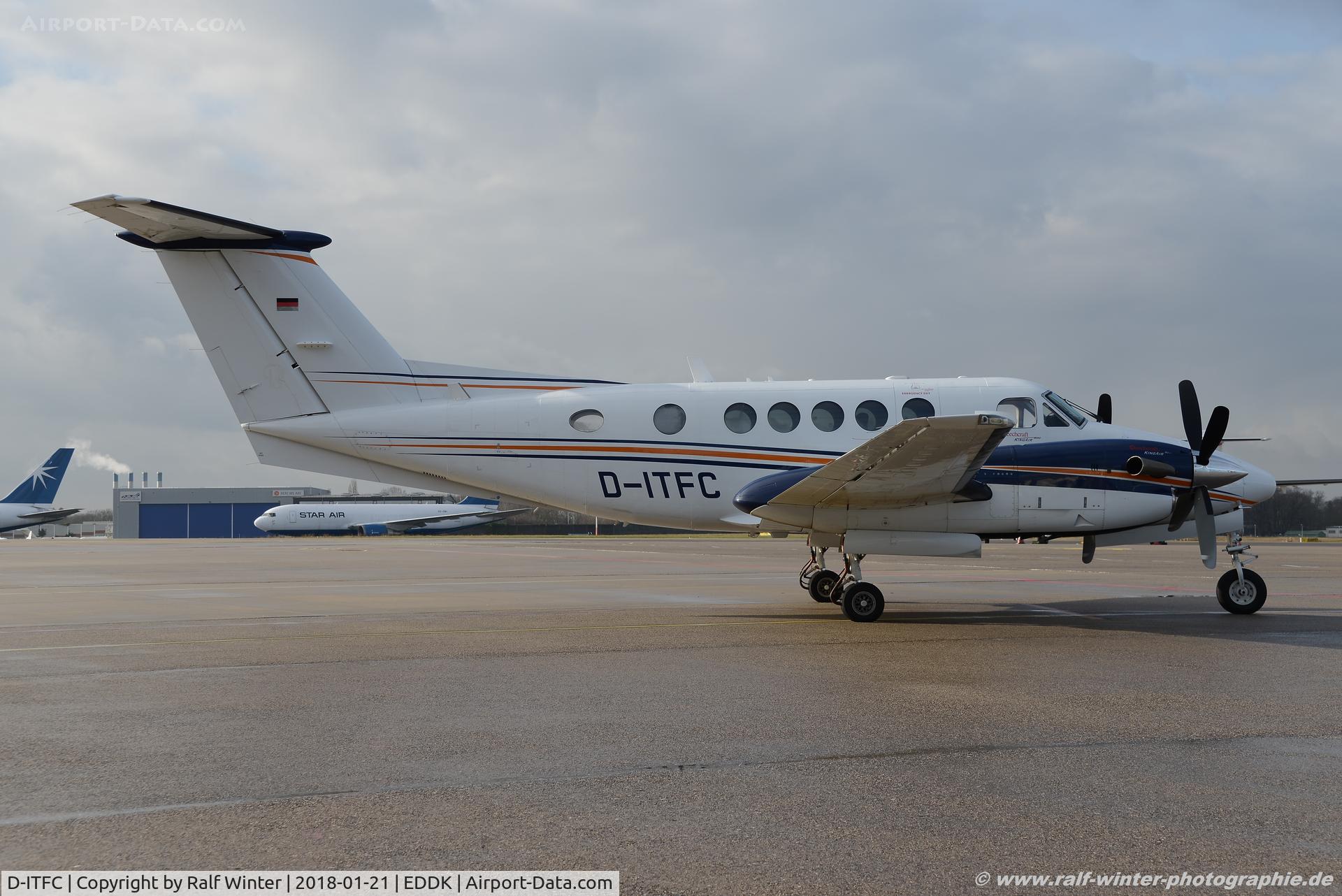 D-ITFC, 2007 Raytheon B200 King Air C/N BB-1973, Raytheon Aircraft B200 King Air - Private - BB-1973 - D-ITFC - 21.01.2018 - CGN