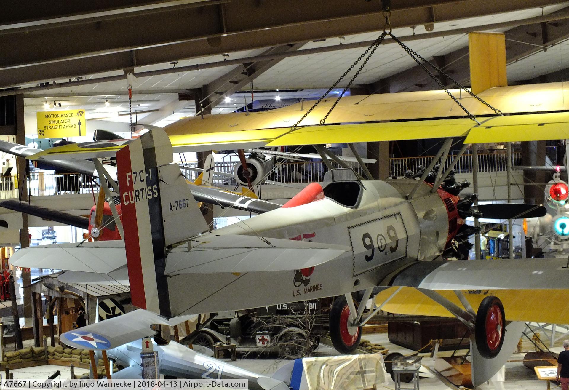 A7667, 1928 Curtiss F7C-1 C/N Not found A-7667, Curtiss F7C-1 Seahawk at the NMNA, Pensacola