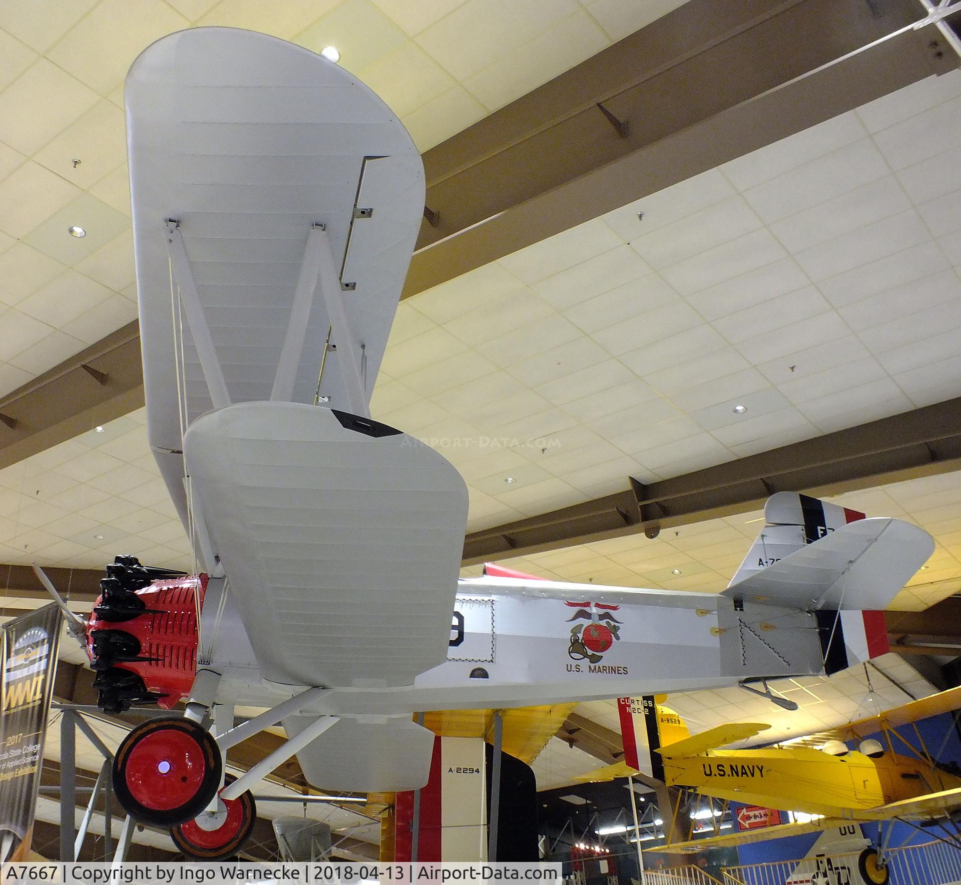 A7667, 1928 Curtiss F7C-1 C/N Not found A-7667, Curtiss F7C-1 Seahawk at the NMNA, Pensacola