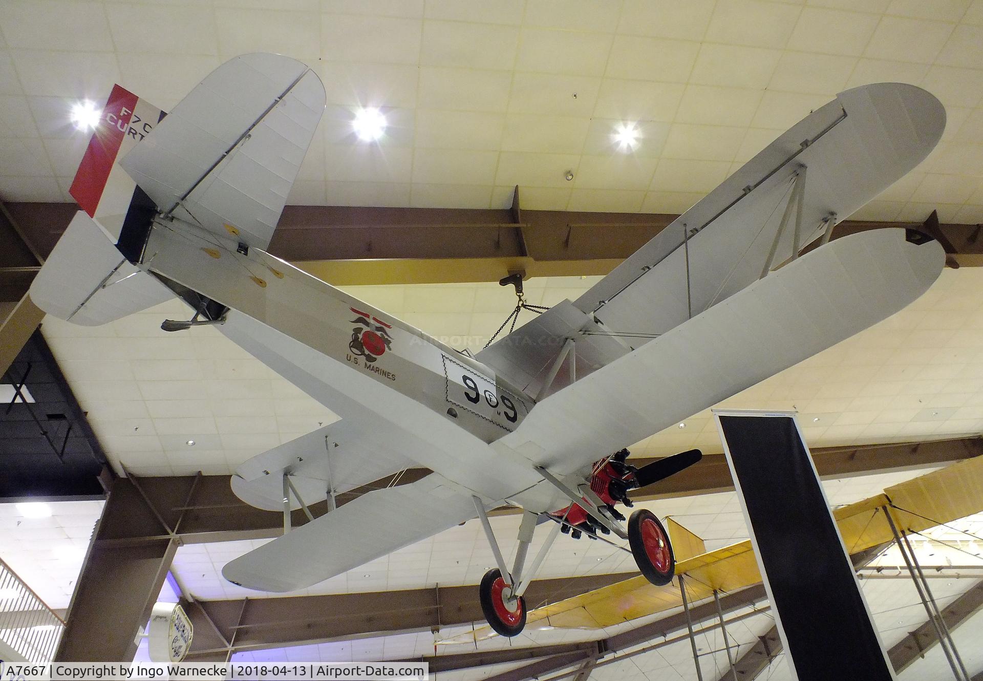 A7667, 1928 Curtiss F7C-1 C/N Not found A-7667, Curtiss F7C-1 Seahawk at the NMNA, Pensacola