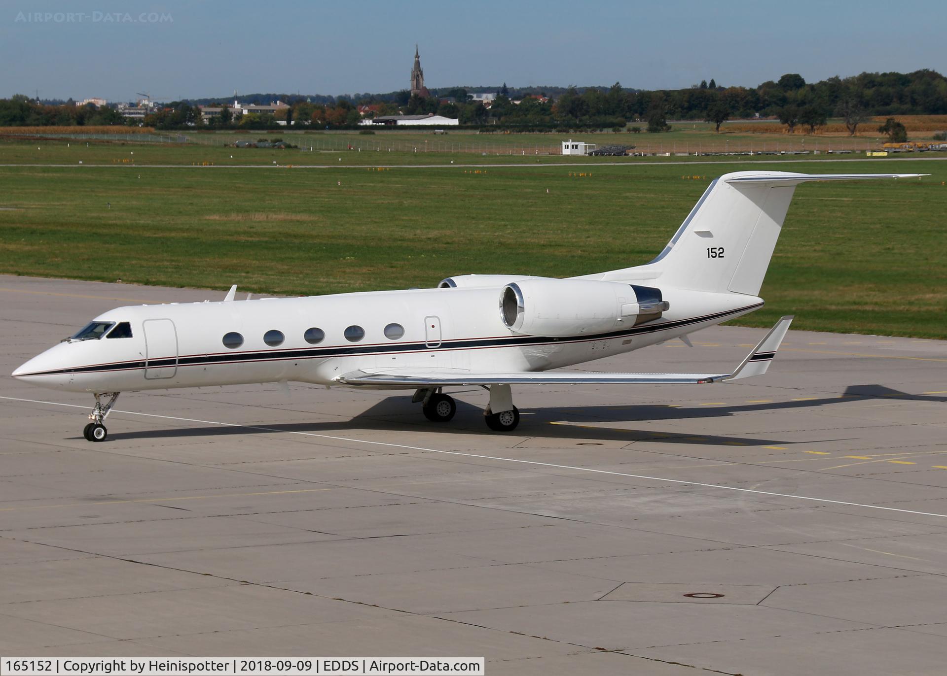 165152, 1992 Gulfstream Aerospace C-20G (Gulfstream IV) C/N 1201, 165152 (CNV6745) at Stuttgart Airport.