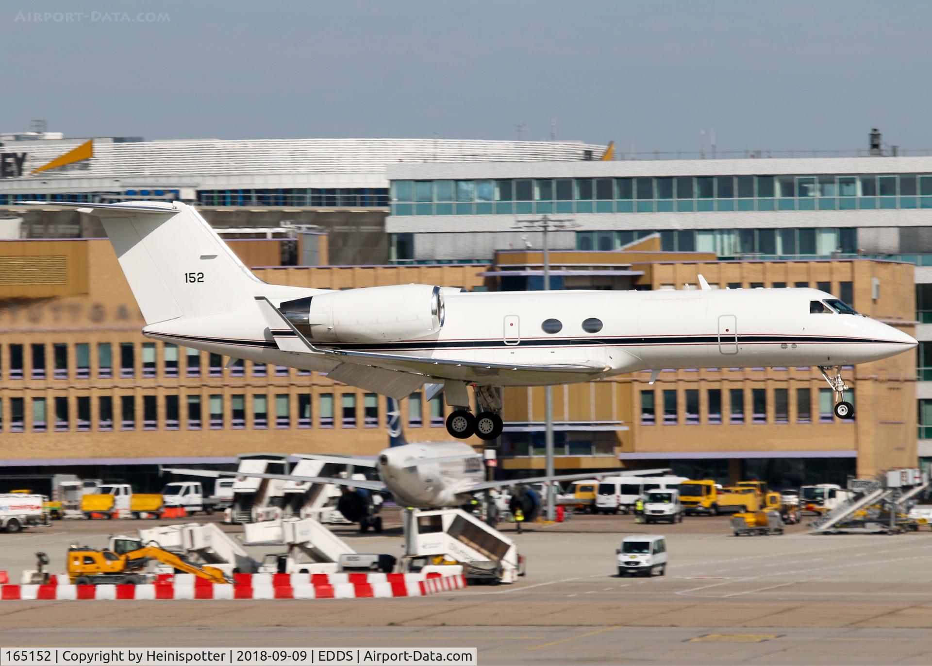 165152, 1992 Gulfstream Aerospace C-20G (Gulfstream IV) C/N 1201, 165152 (CNV6745) at Stuttgart Airport.