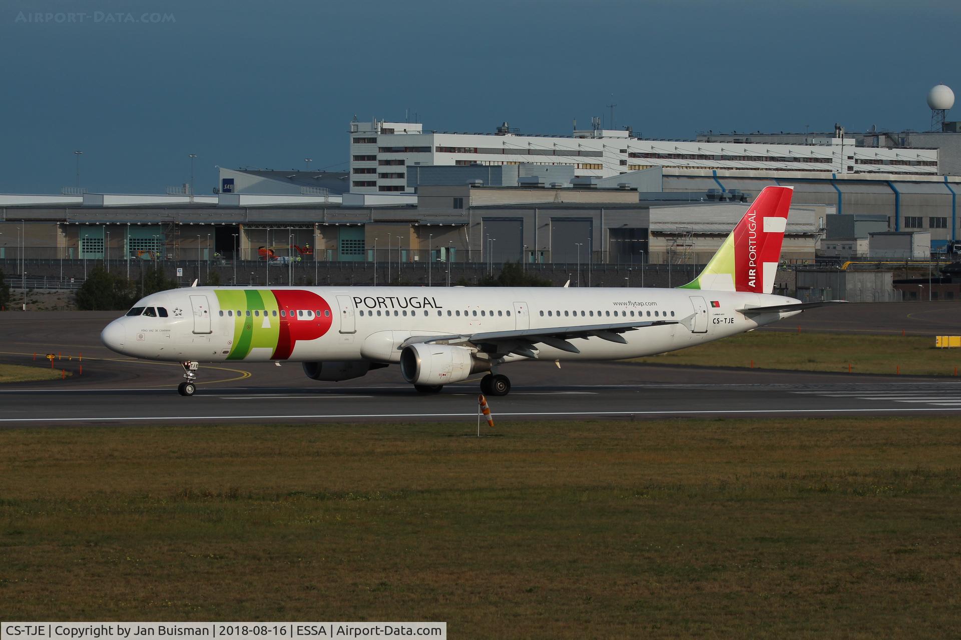 CS-TJE, 2000 Airbus A321-211 C/N 1307, TPA Air Portugal