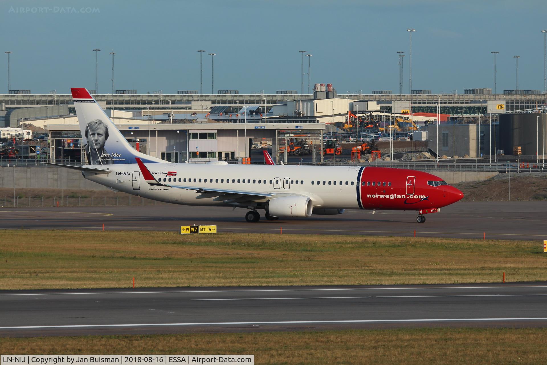 LN-NIJ, 2018 Boeing 737-8JP C/N 42094, Norwegian