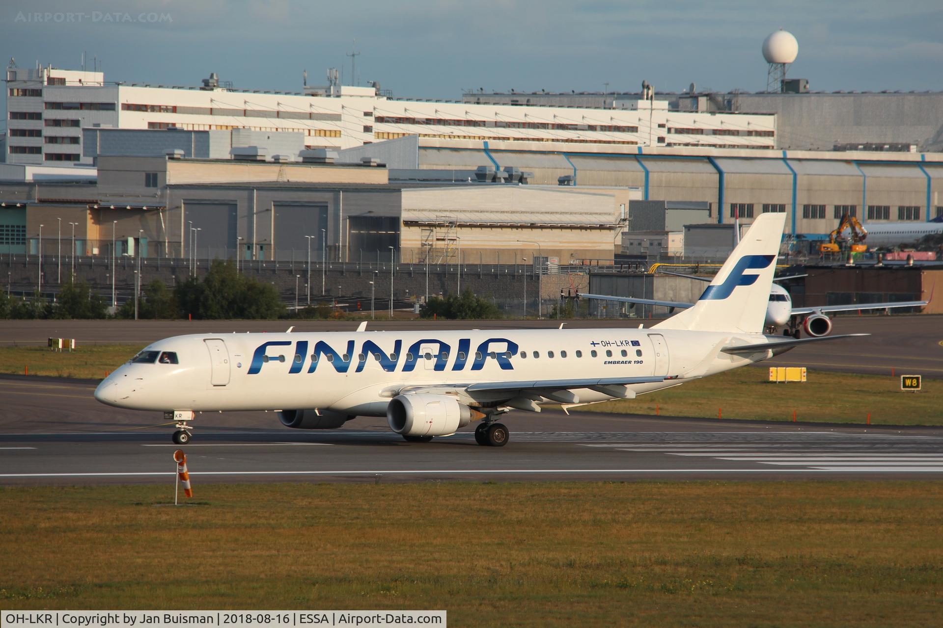 OH-LKR, 2011 Embraer 190LR (ERJ-190-100LR) C/N 19000436, Finnair