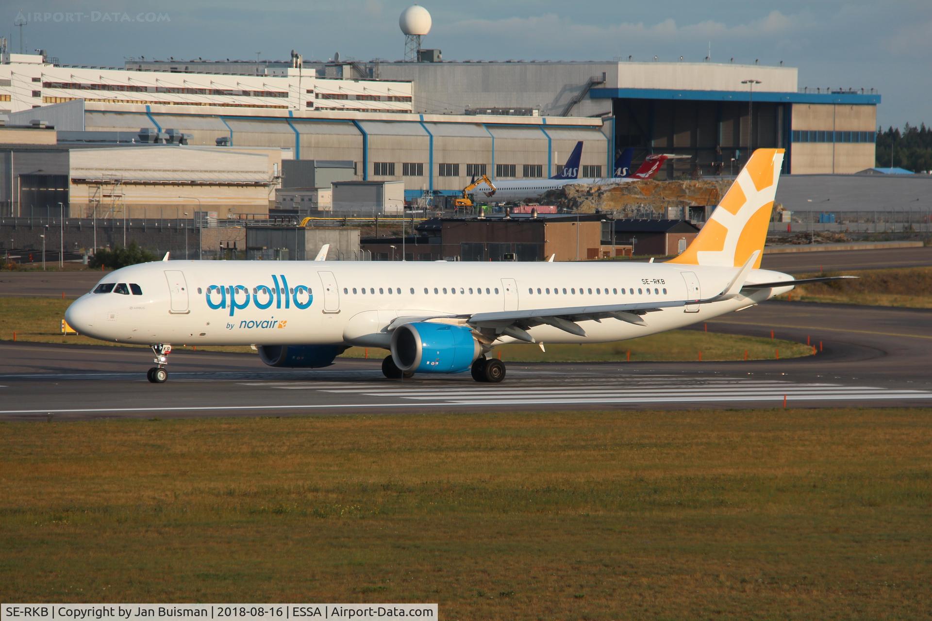 SE-RKB, 2017 Airbus A321-251N C/N 7807, Novair