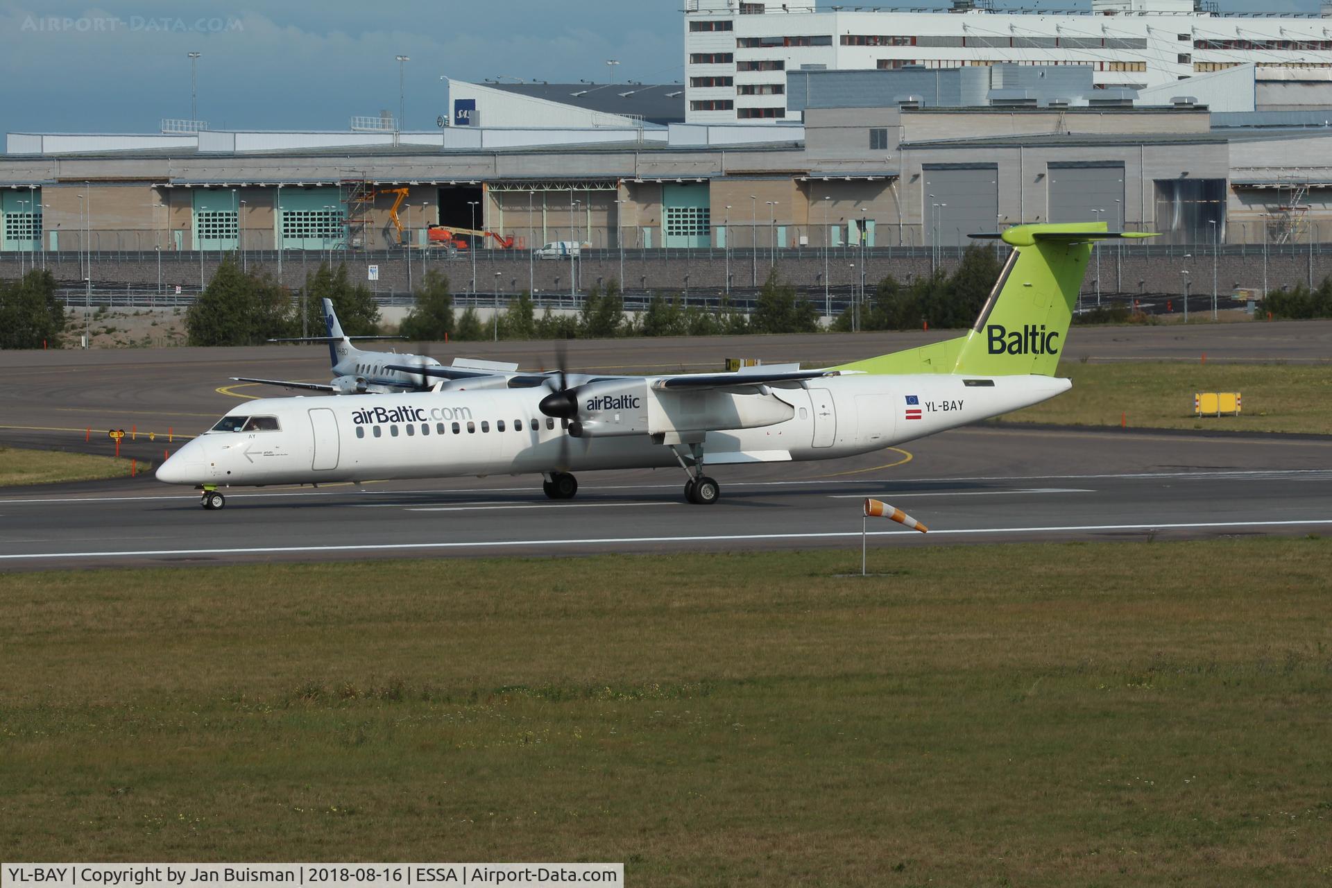 YL-BAY, 2010 De Havilland Canada DHC-8-402Q Dash 8 C/N 4331, airBaltic
