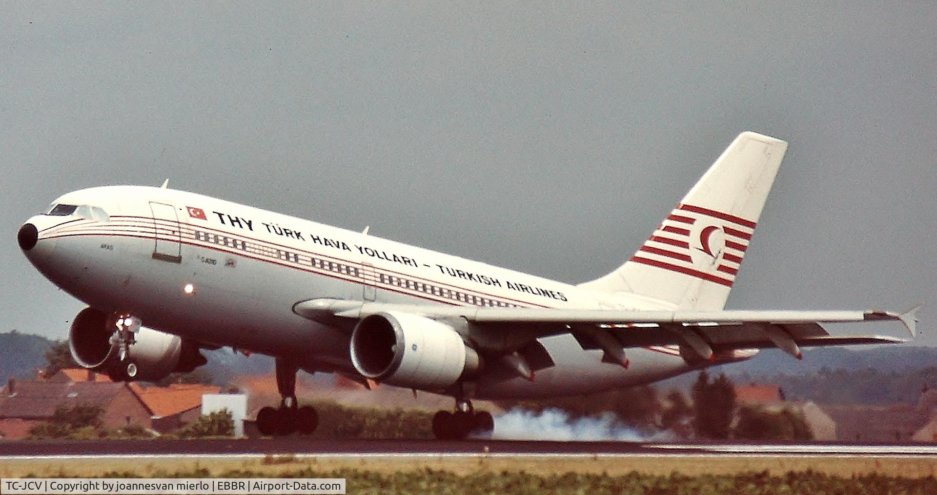 TC-JCV, 1988 Airbus A310-304 C/N 476, LANDING 25L EBBR