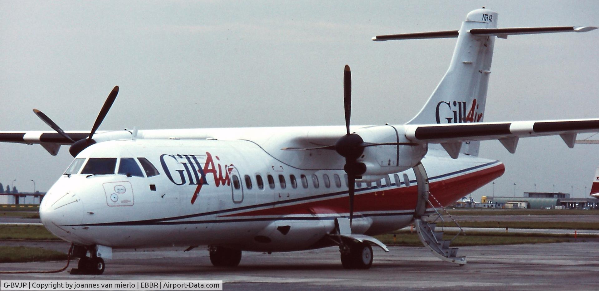 G-BVJP, 1994 ATR 42-320 C/N 371, EBBR G.A. '90s
