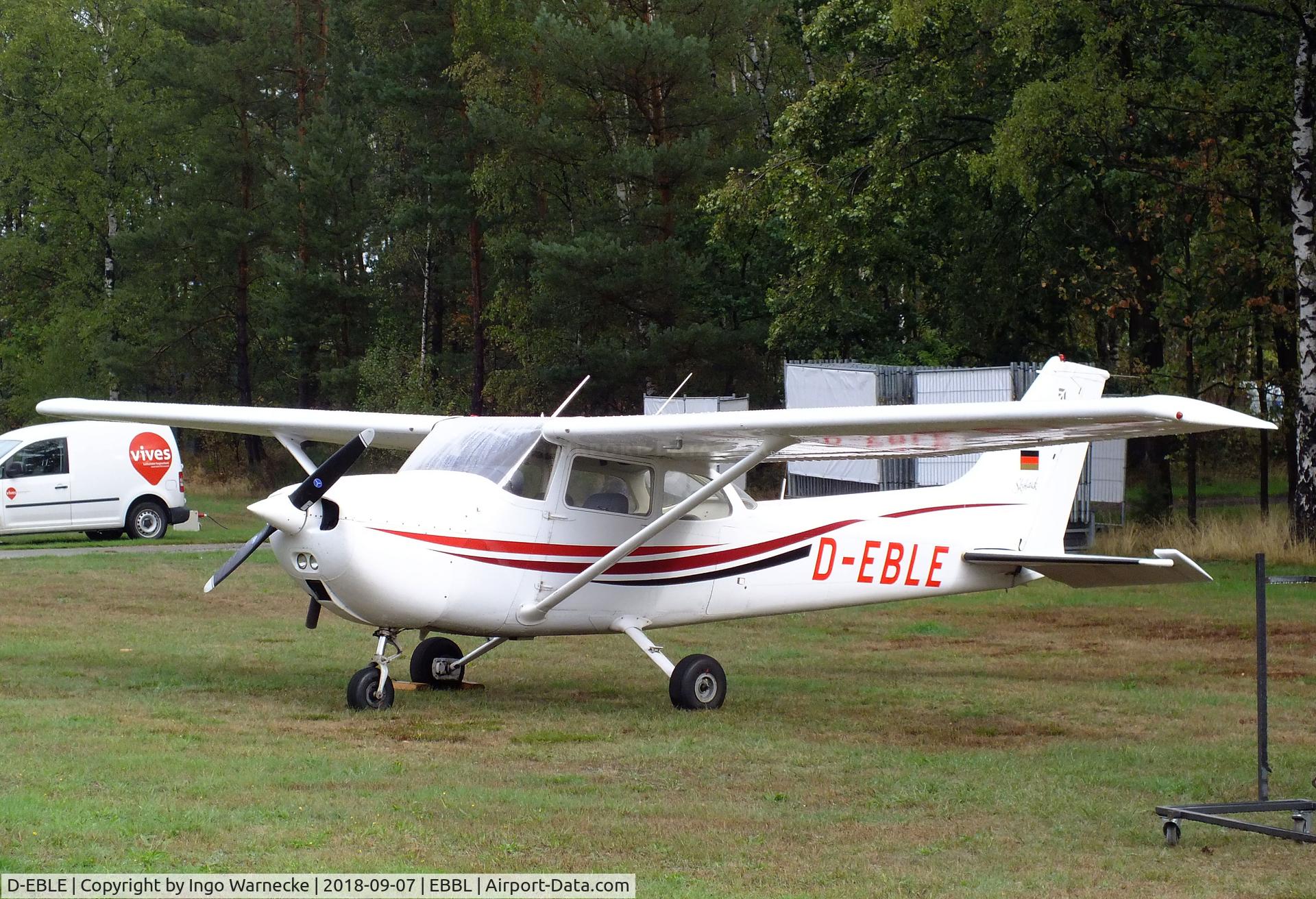 D-EBLE, 1976 Reims F172M Skyhawk Skyhawk C/N 1510, Cessna (Reims) F172M Skyhawk at the 2018 BAFD spotters day, Kleine Brogel airbase