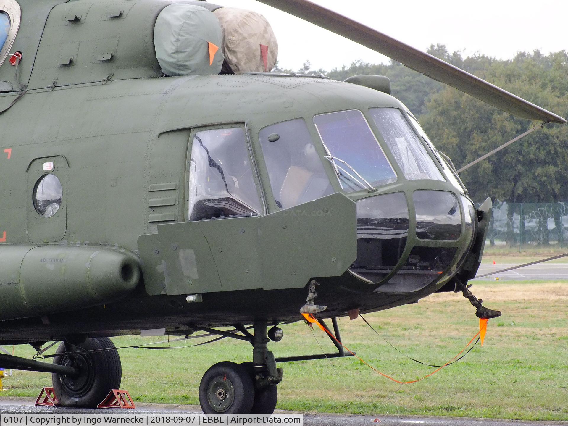 6107, Mil Mi-17-1V C/N 93289, Mil Mi-17-1V HIP of the Polish Army Aviation at the 2018 BAFD spotters day, Kleine Brogel airbase