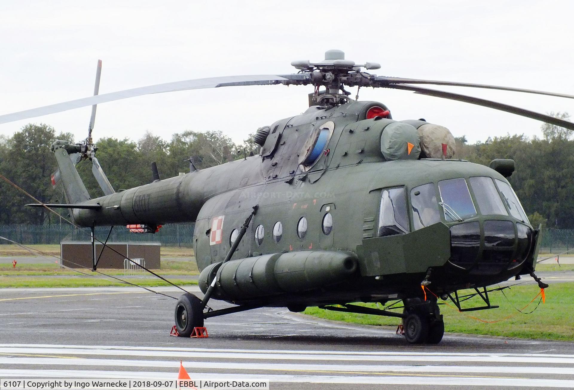 6107, Mil Mi-17-1V C/N 93289, Mil Mi-17-1V HIP of the Polish Army Aviation at the 2018 BAFD spotters day, Kleine Brogel airbase