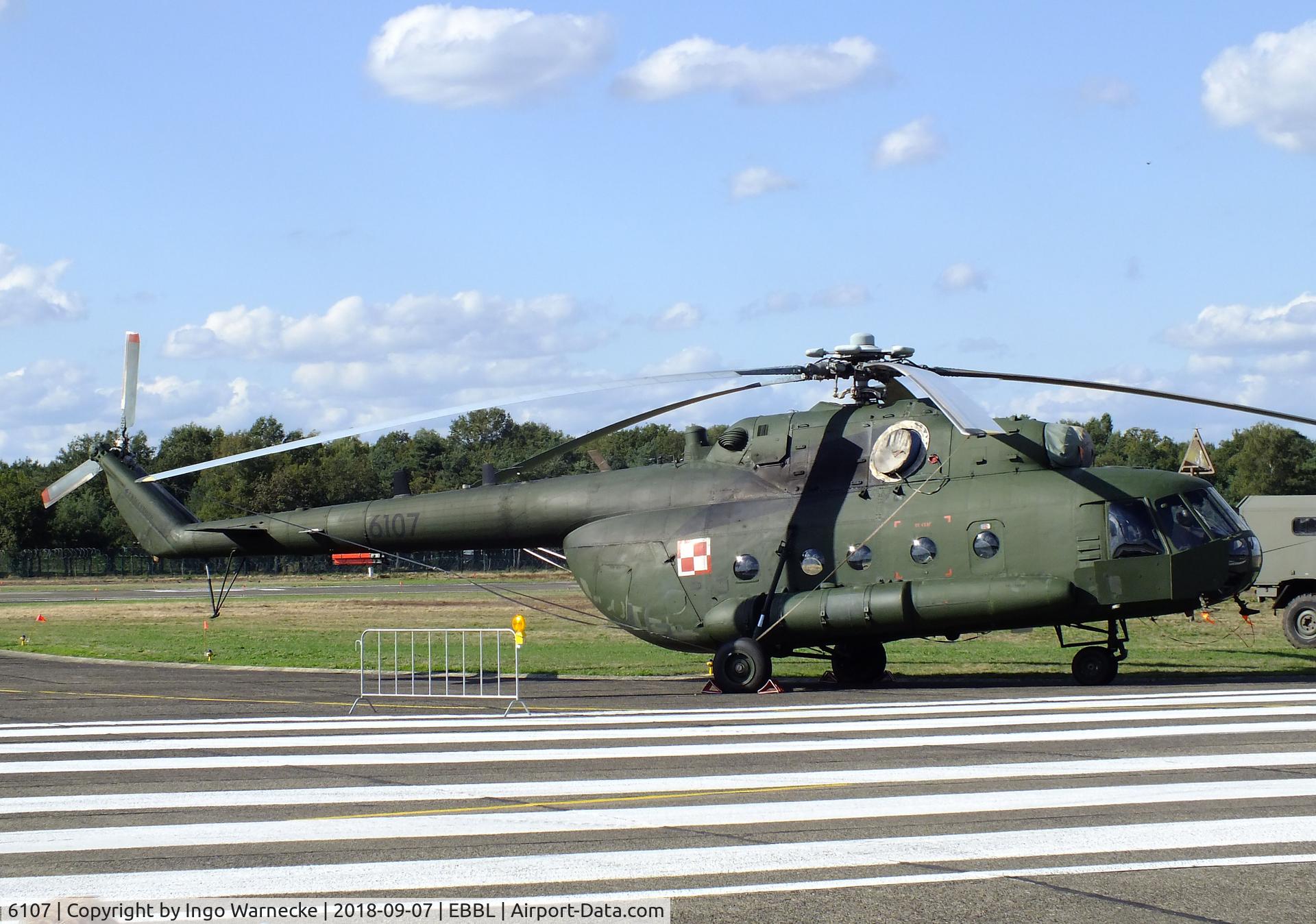 6107, Mil Mi-17-1V C/N 93289, Mil Mi-17-1V HIP of the Polish Army Aviation at the 2018 BAFD spotters day, Kleine Brogel airbase