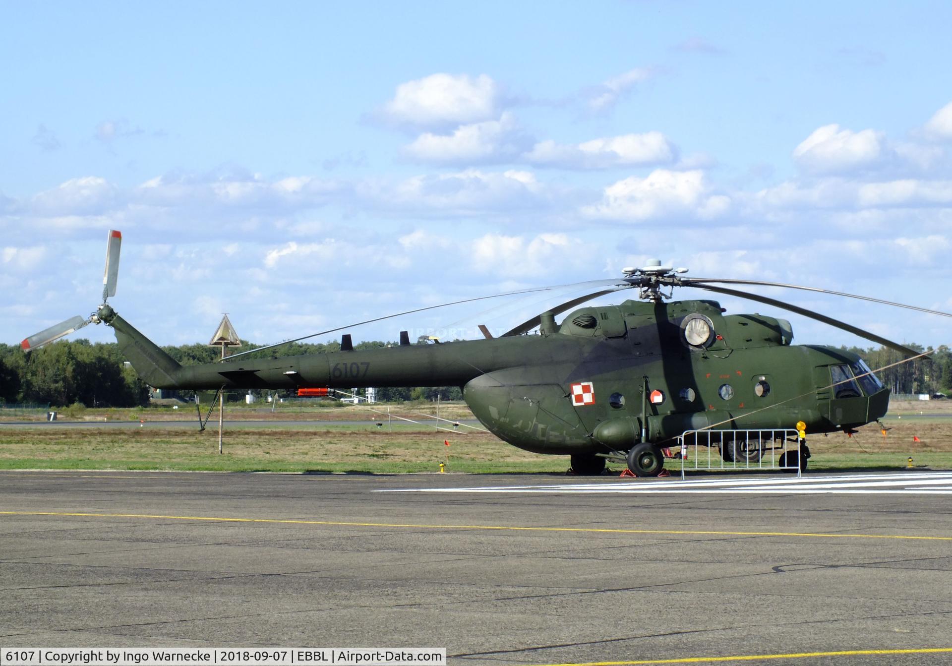 6107, Mil Mi-17-1V C/N 93289, Mil Mi-17-1V HIP of the Polish Army Aviation at the 2018 BAFD spotters day, Kleine Brogel airbase