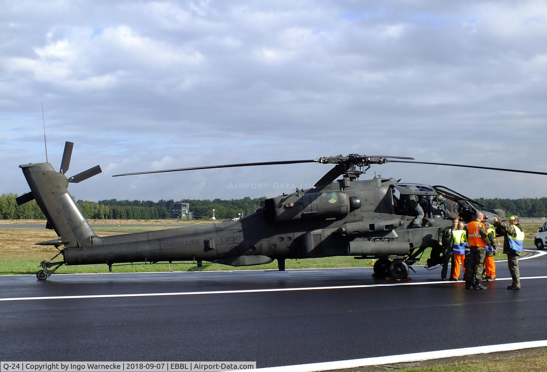 Q-24, 1998 Boeing AH-64D Longbow Apache C/N DN024, Boeing AH-64D Longbow Apache of the KLu at the 2018 BAFD spotters day, Kleine Brogel airbase