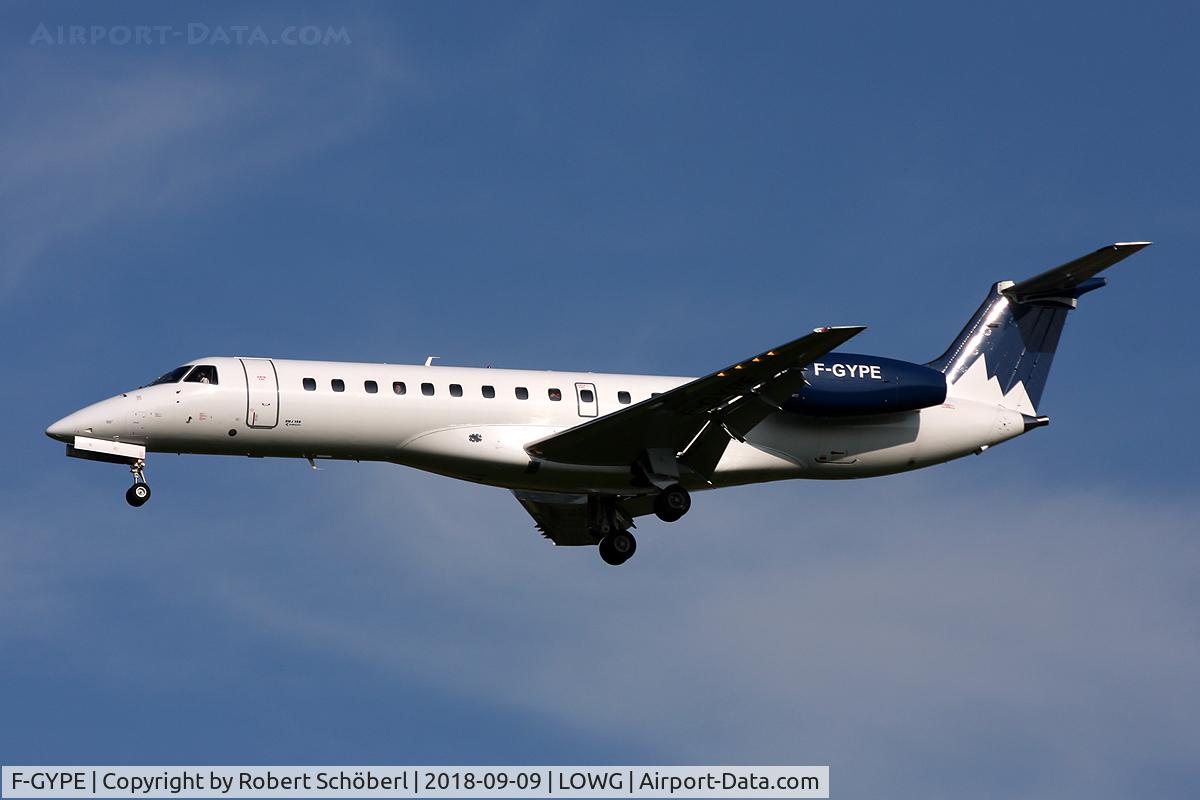 F-GYPE, 2001 Embraer ERJ-135LR (EMB-135LR) C/N 145492, F-GYPE @ LOWG