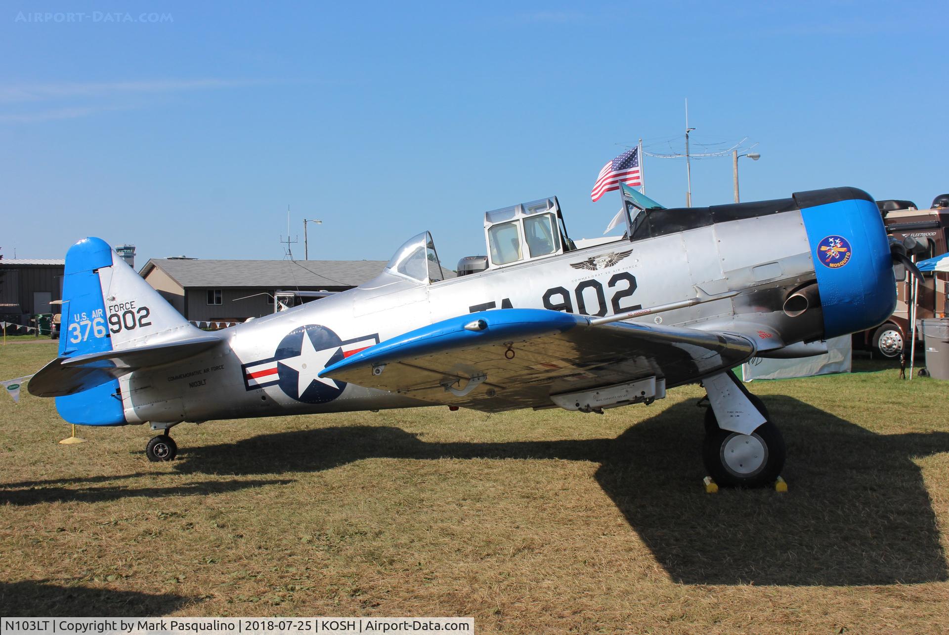 N103LT, 1943 North American SNJ-4 Texan C/N 88-12097, North American SNJ-4