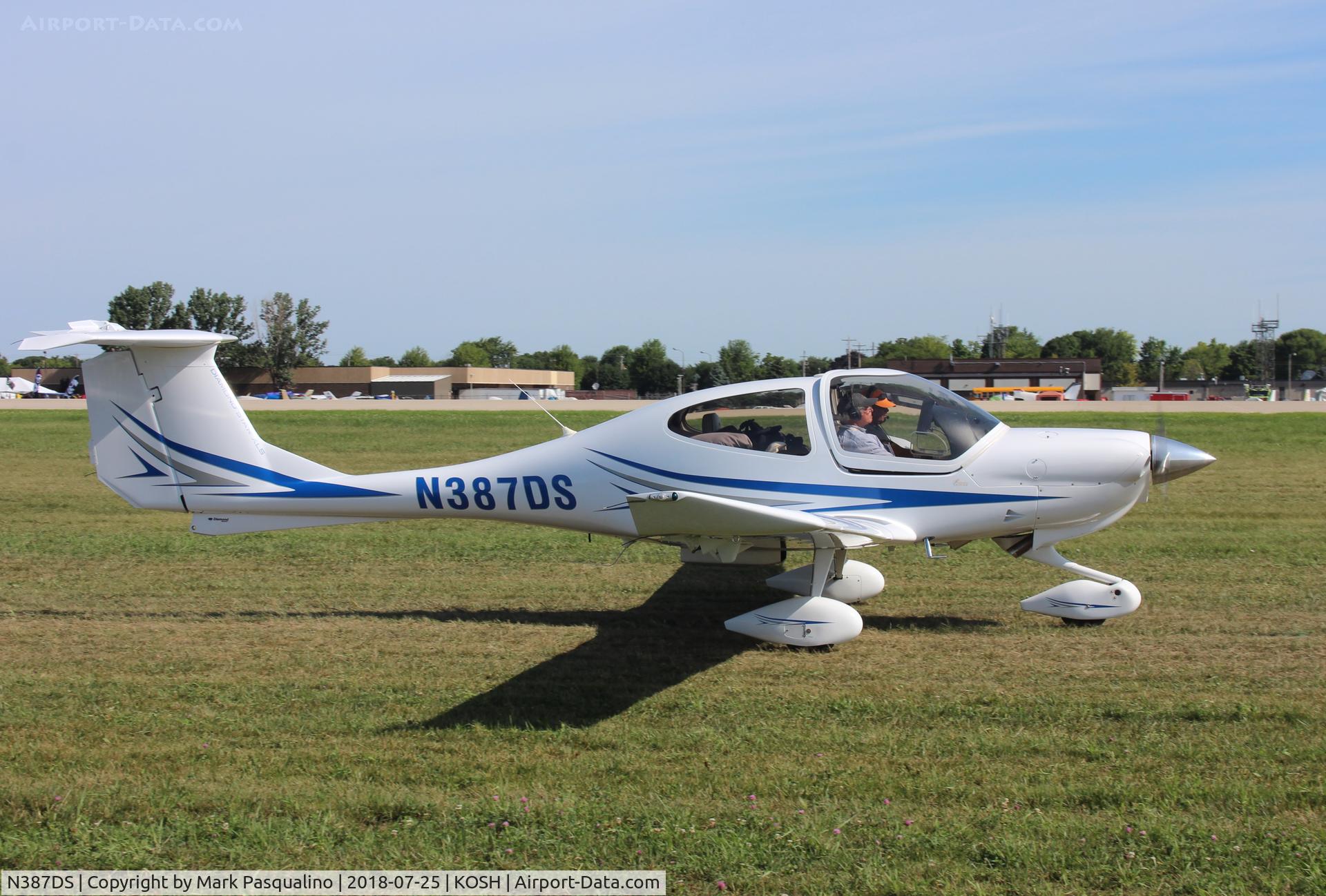 N387DS, Diamond DA-40 Diamond Star C/N 40.1107, Diamond DA-40