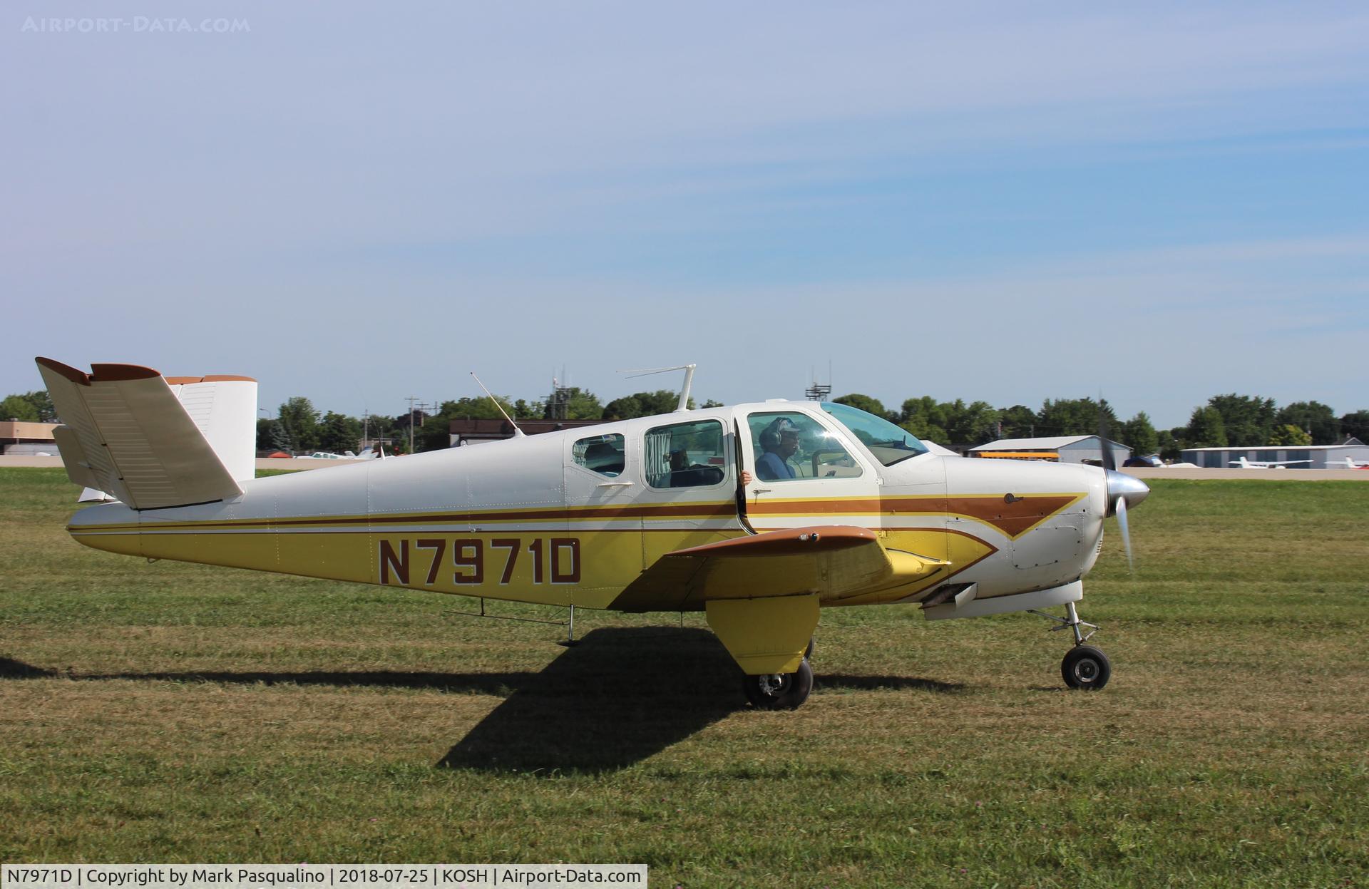 N7971D, 1957 Beech H35 Bonanza C/N D-5237, Beech H35