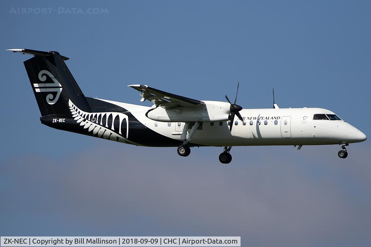 ZK-NEC, 2005 De Havilland Canada DHC-8-311Q Dash 8 C/N 616, NZ8179 FROM PMR