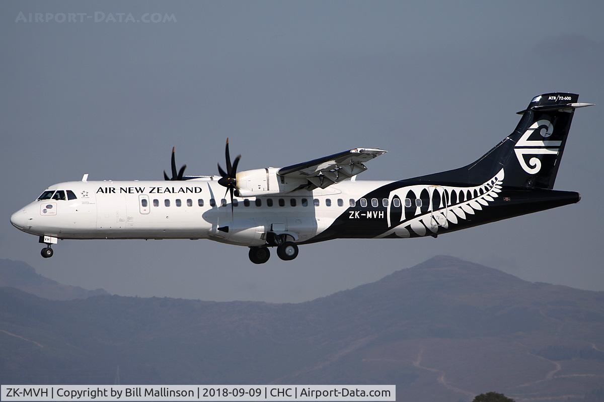 ZK-MVH, 2015 ATR 72-212A C/N 1304, NZ5710 FROM IVC