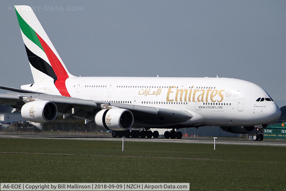 A6-EOE, 2014 Airbus A380-861 C/N 169, EK412 FROM DXB-SYD