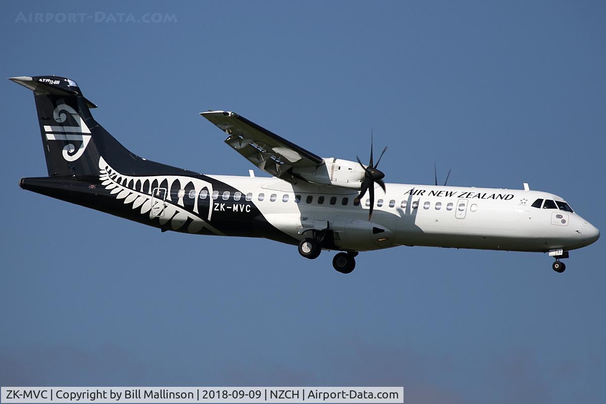 ZK-MVC, 2013 ATR 72-600 C/N 1084, NZ5412 FROM IVC