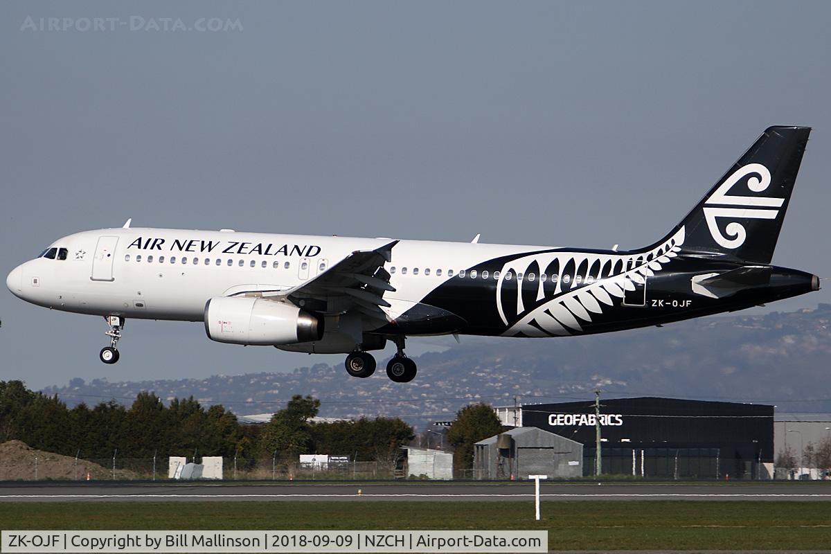 ZK-OJF, 2003 Airbus A320-232 C/N 2153, NZ898 FROM MEL