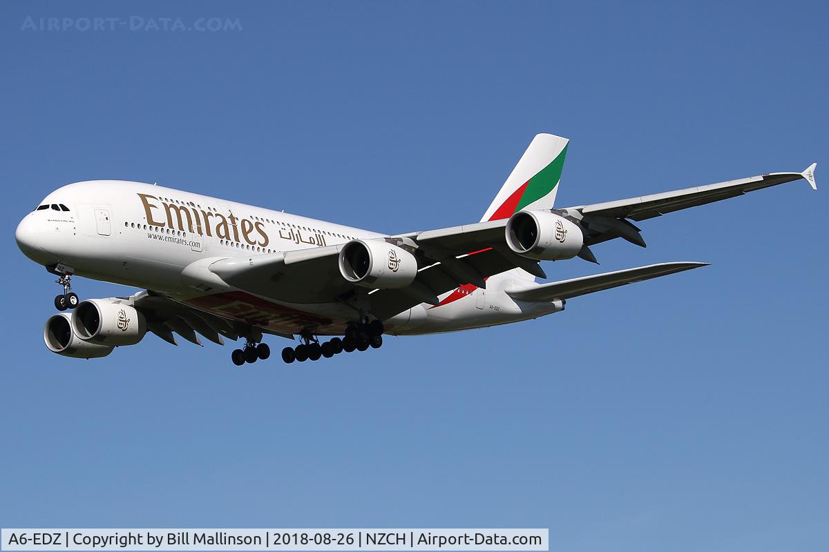 A6-EDZ, 2012 Airbus A380-861 C/N 107, EK412 FROM DXB-SYD