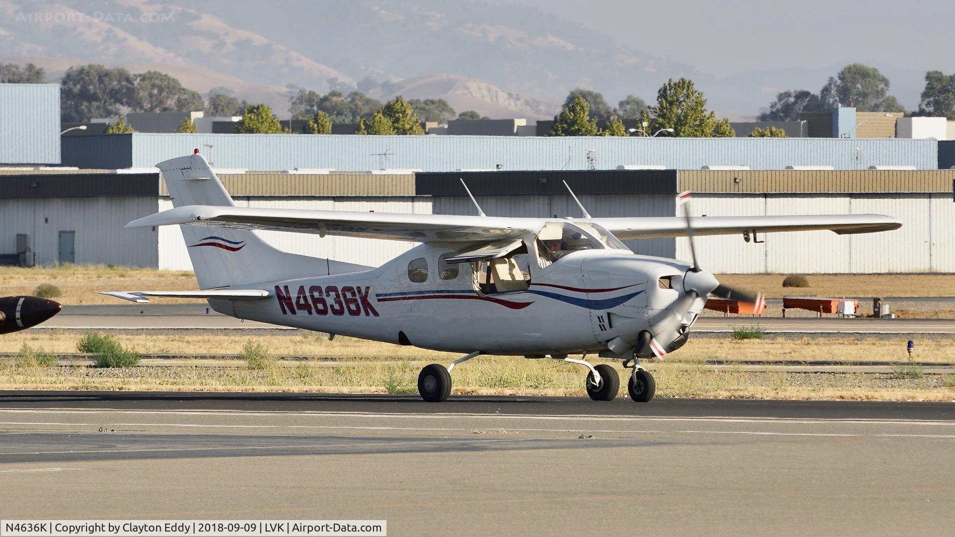 N4636K, 1979 Cessna P210N Pressurised Centurion C/N P21000248, Livermore Airport California 2018.