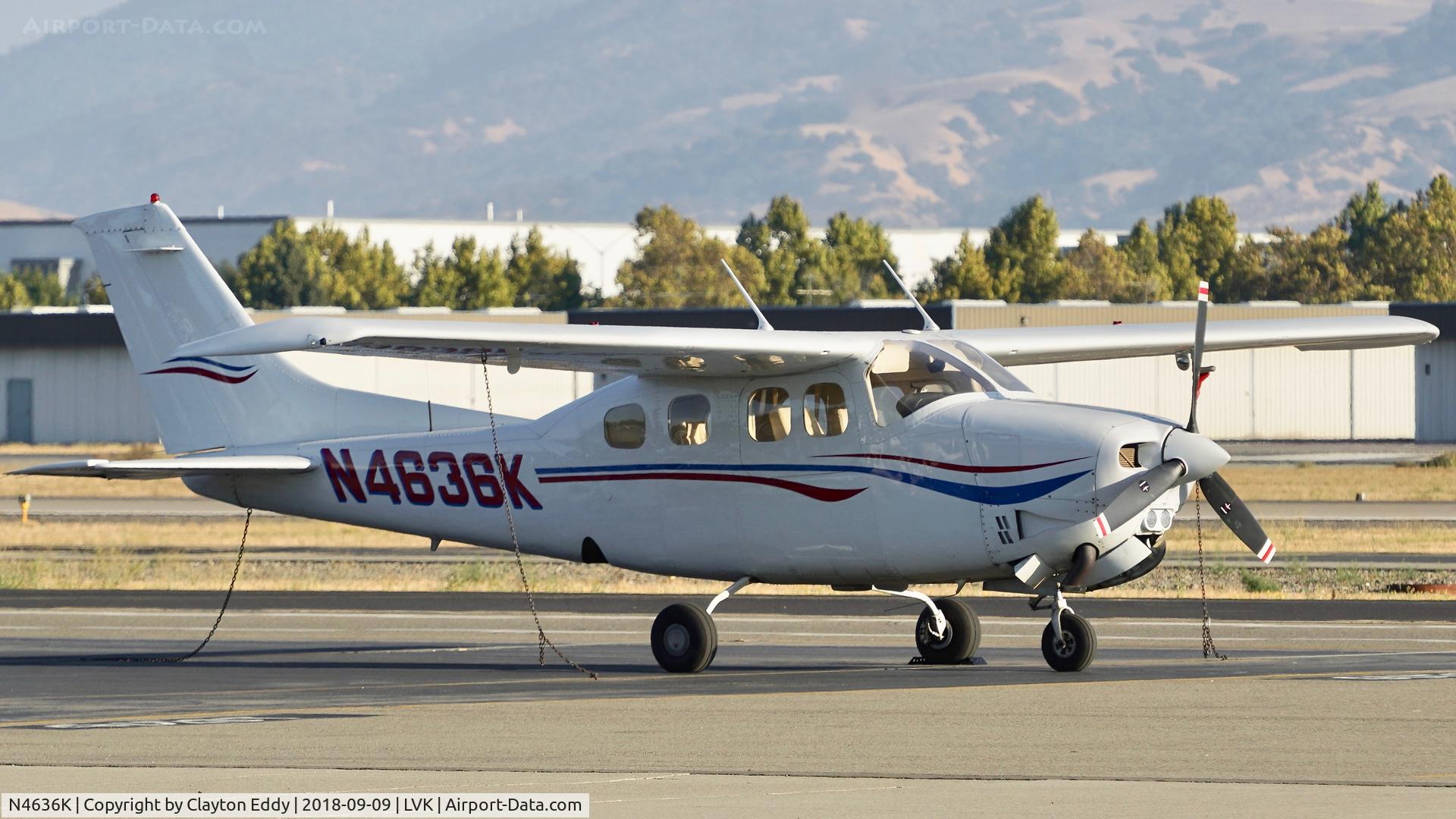 N4636K, 1979 Cessna P210N Pressurised Centurion C/N P21000248, Livermore Airport California 2018.