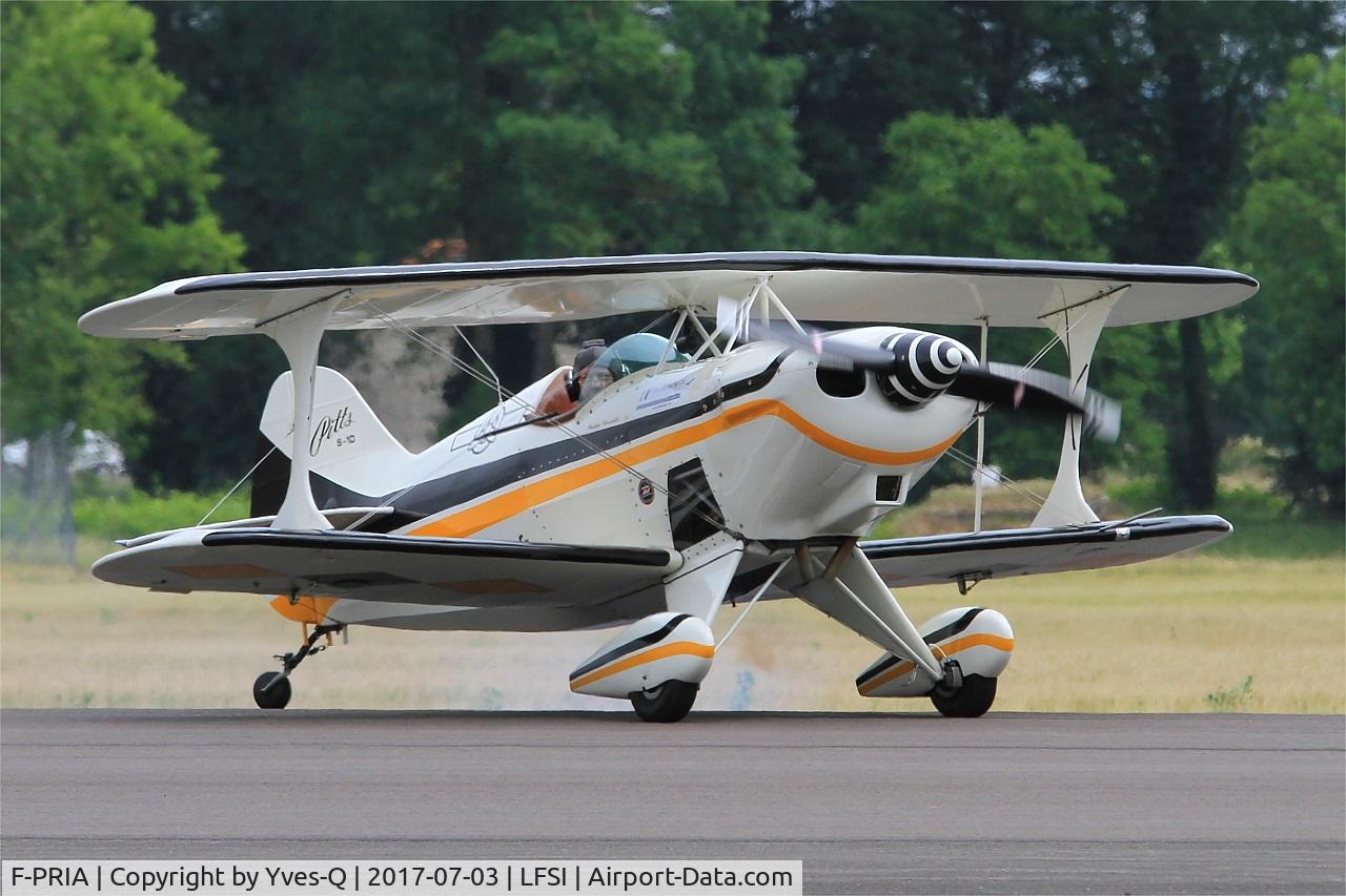 F-PRIA, Pitts S-1D Special C/N 7-0503, Pitts S-1D Special, Lining up rwy 29, St Dizier-Robinson Air Base 113 (LFSI)