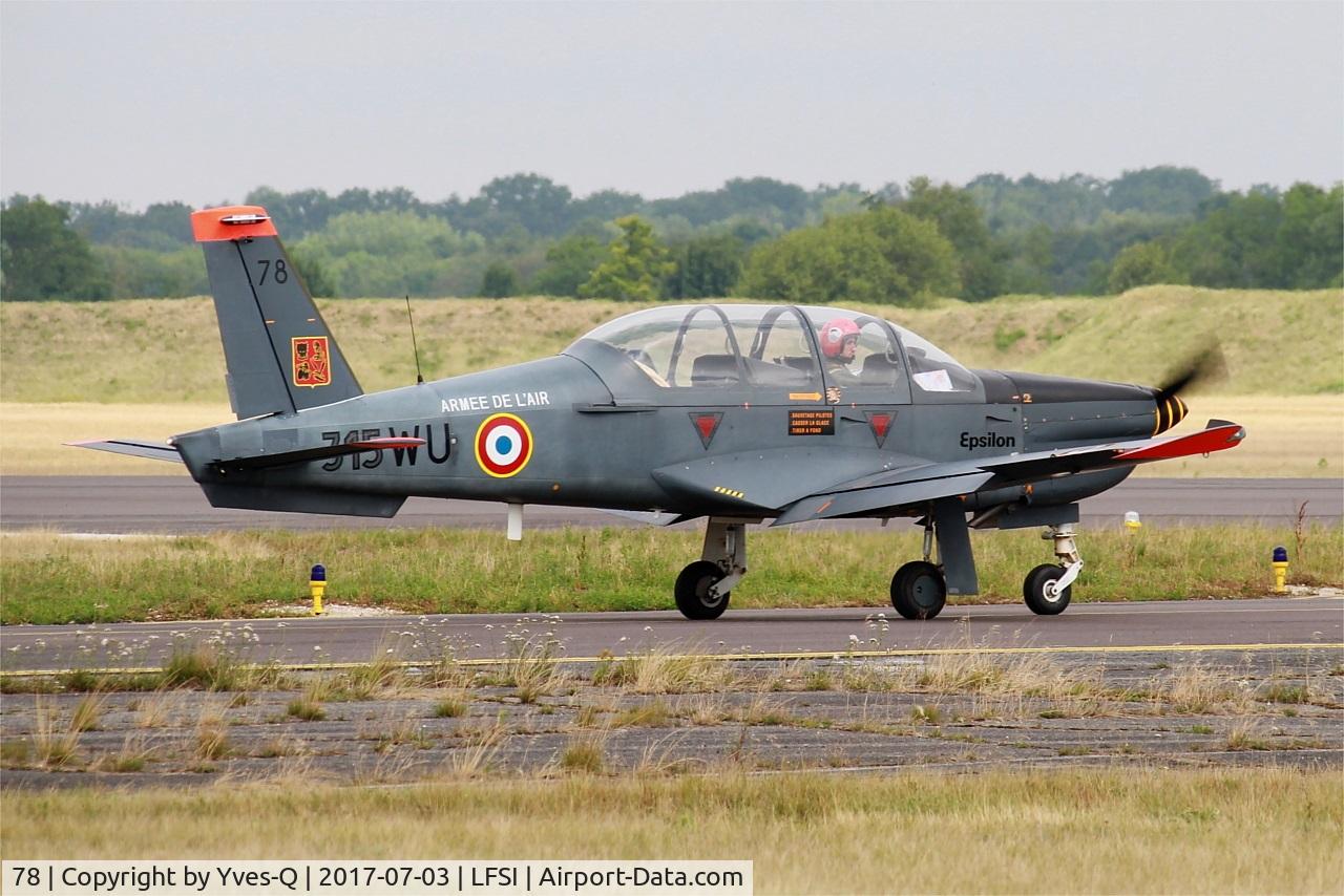78, Socata TB-30 Epsilon C/N 78, Socata TB-30 Epsilon, Taxiing to rwy 29, St Dizier-Robinson Air Base 113 (LFSI)