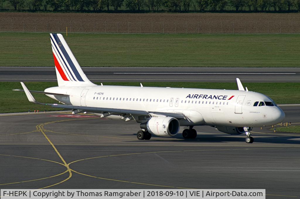 F-HEPK, 2018 Airbus A320-214 C/N 8127, Air France Airbus A320