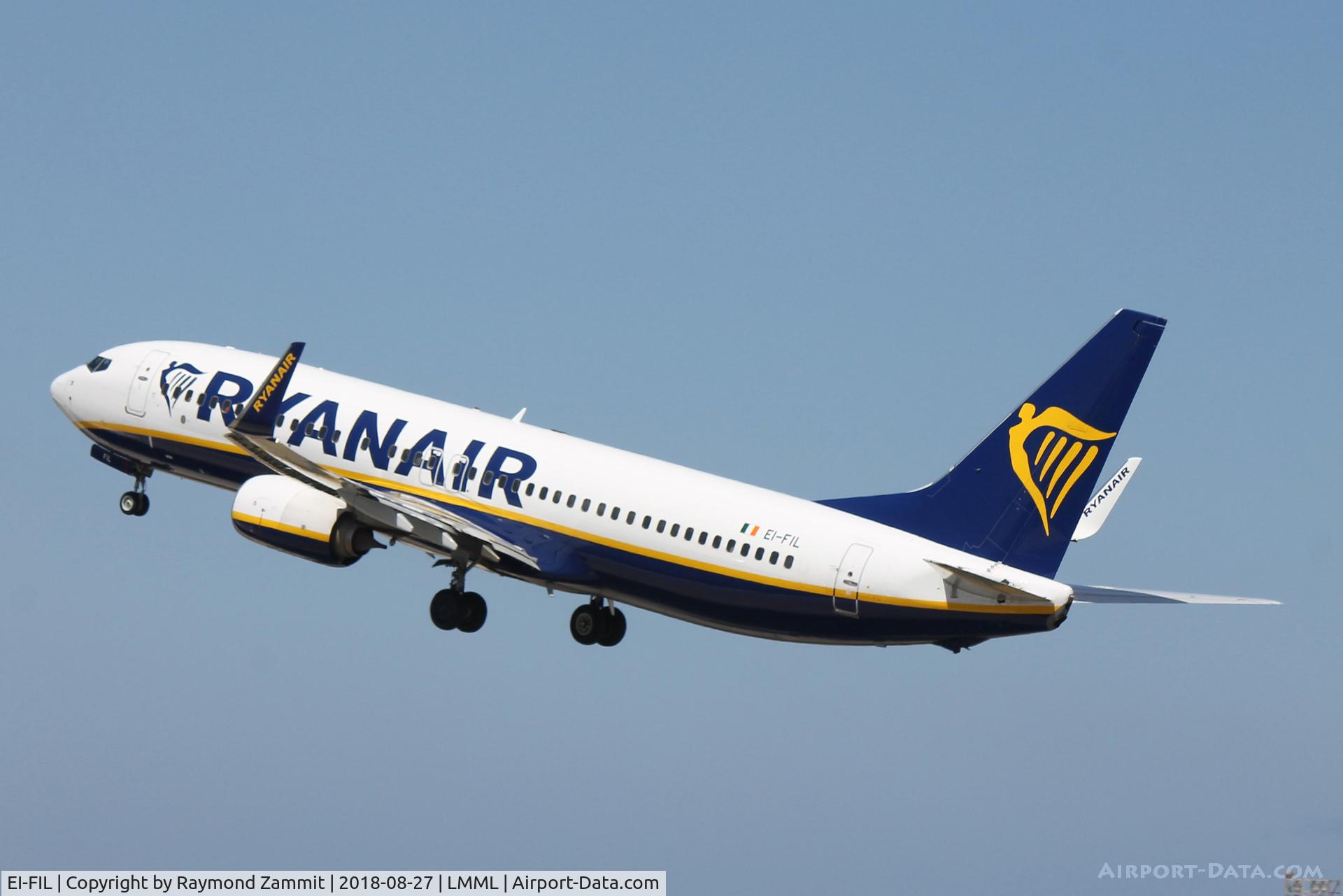 EI-FIL, 2015 Boeing 737-8AS C/N 44702, B737-800 EI-FIL Ryanair