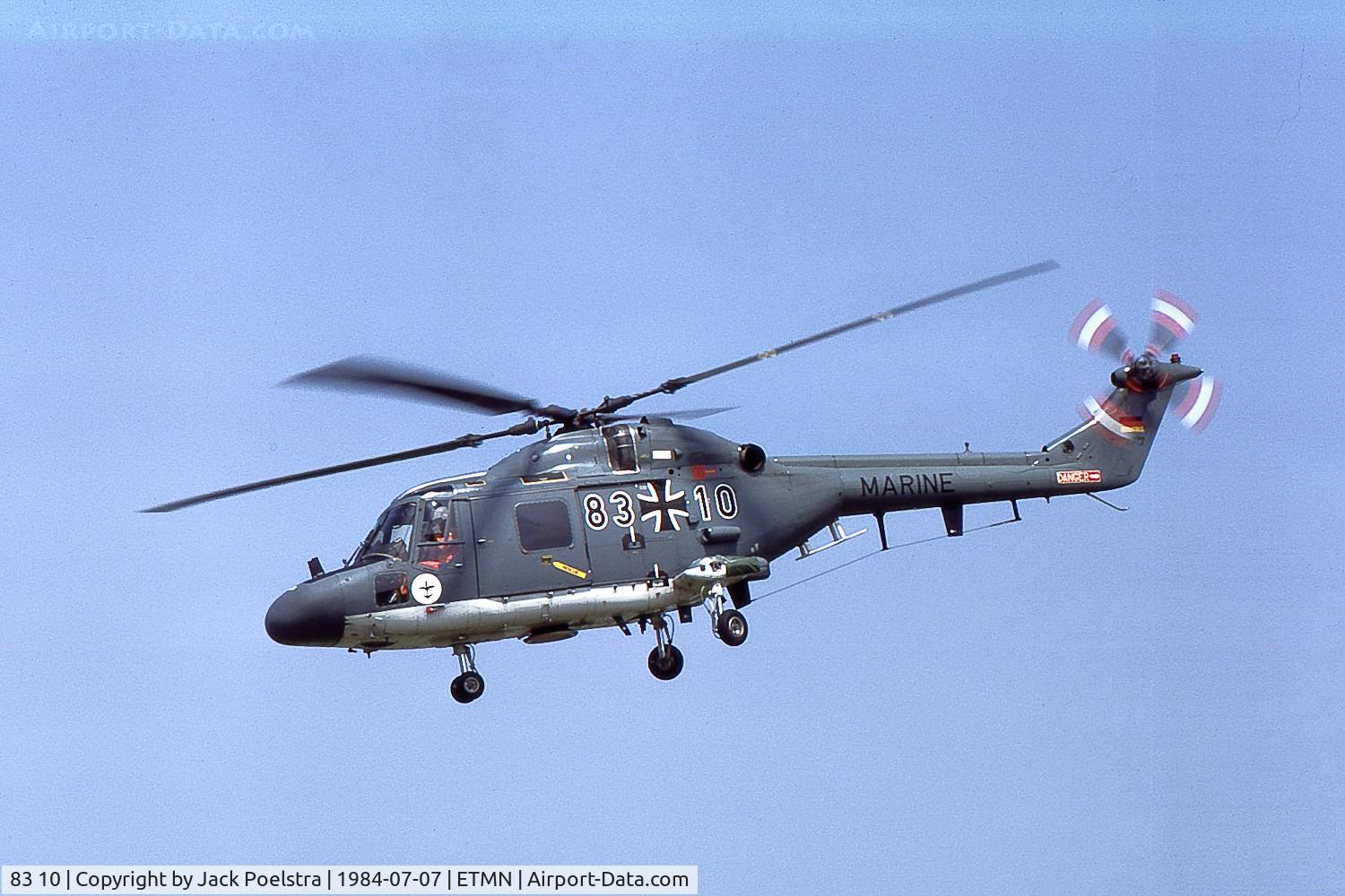 83 10, Westland Super Lynx Mk.88A C/N 429, 83 10 of MFG.3 at Nordholz