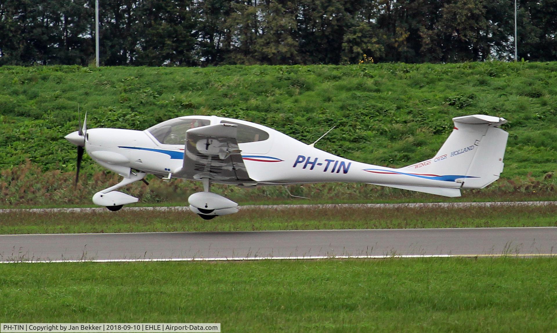 PH-TIN, 2008 Diamond DA-40DTDI Diamond Star C/N D4.205, Lelystad Airport Taking off