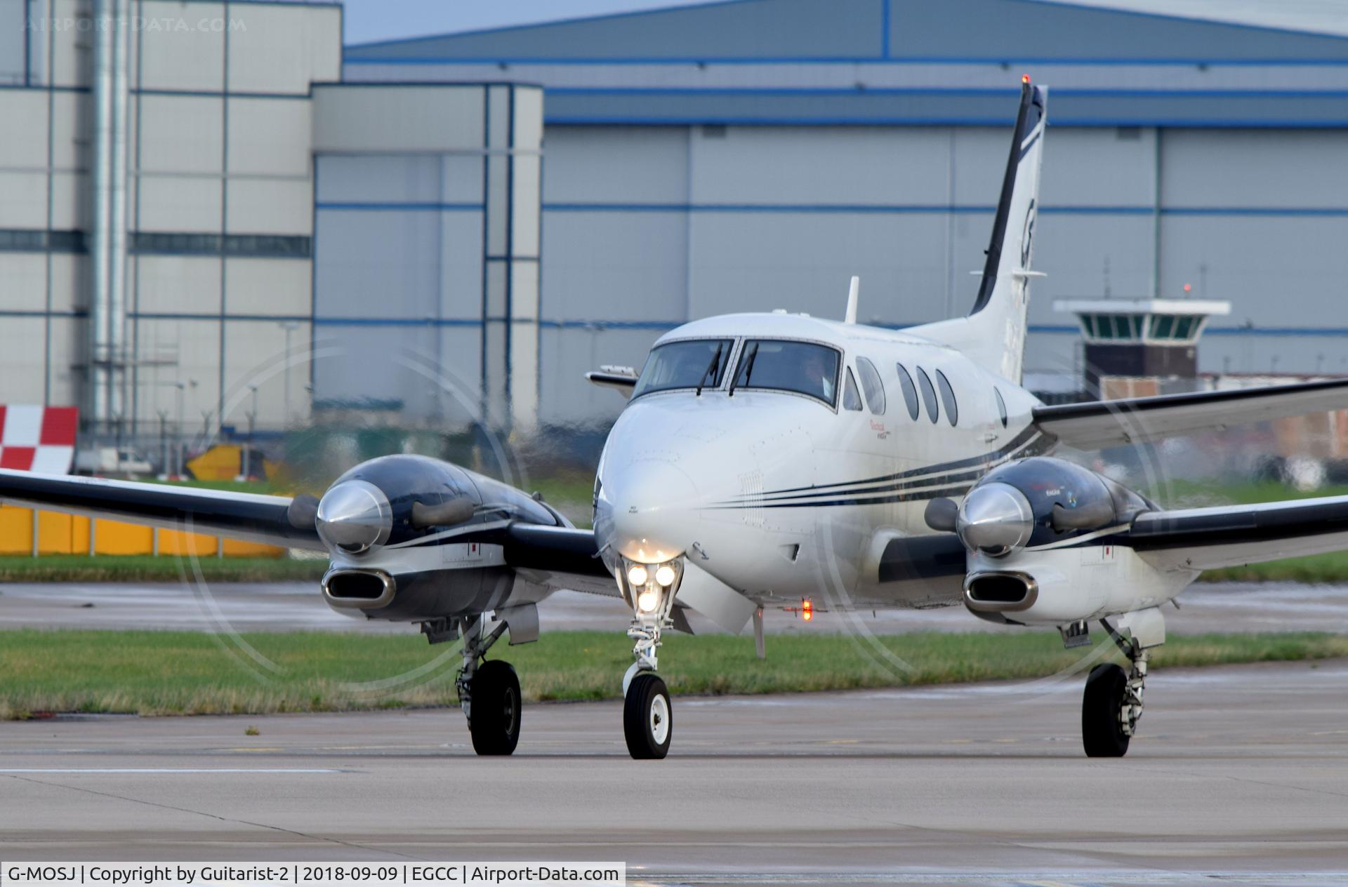 G-MOSJ, 2010 Hawker Beechcraft C90GTI King Air C/N LJ-1984, At Manchester