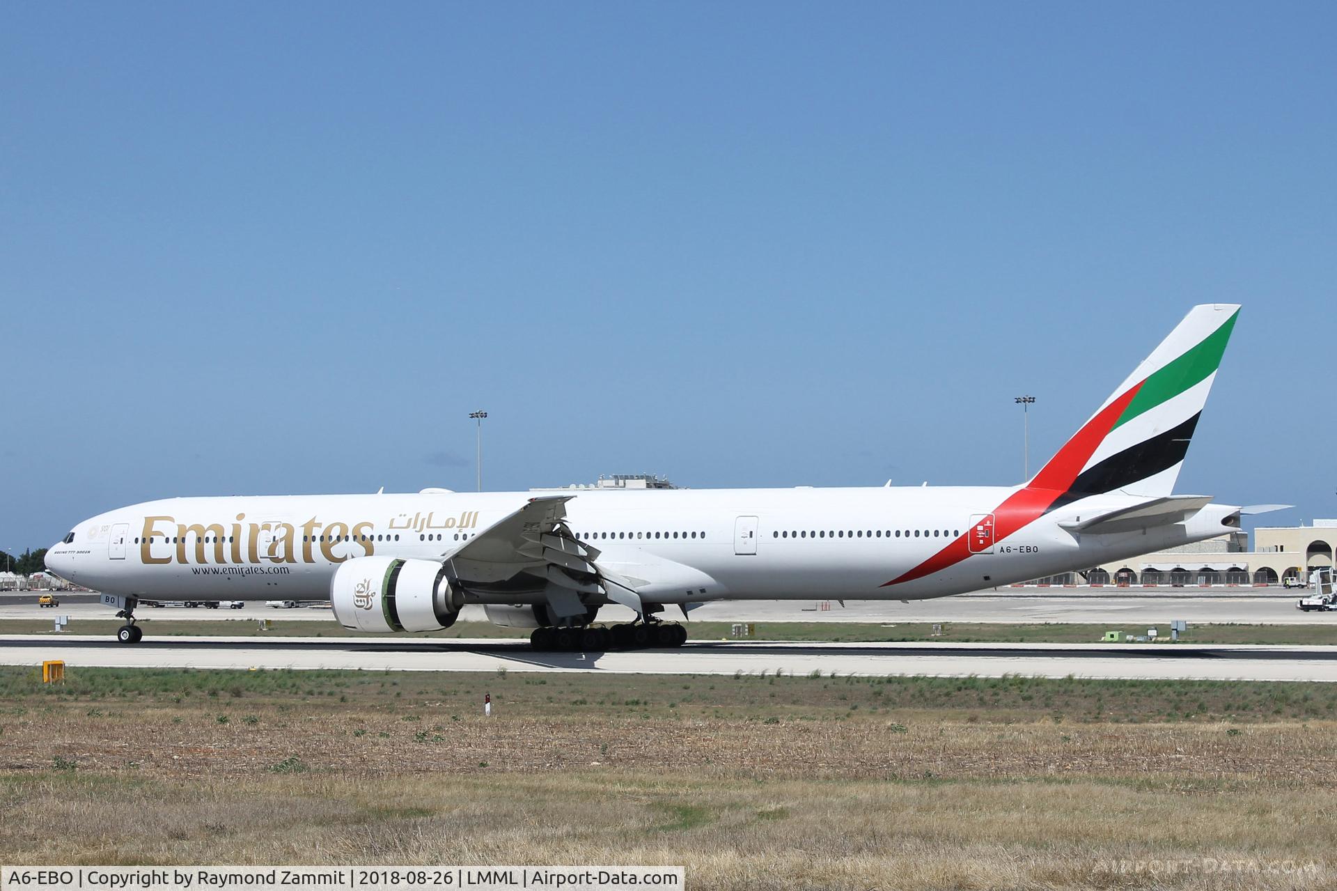 A6-EBO, 2006 Boeing 777-36N/ER C/N 32792, B777 A6-EBO Emirates Airlines