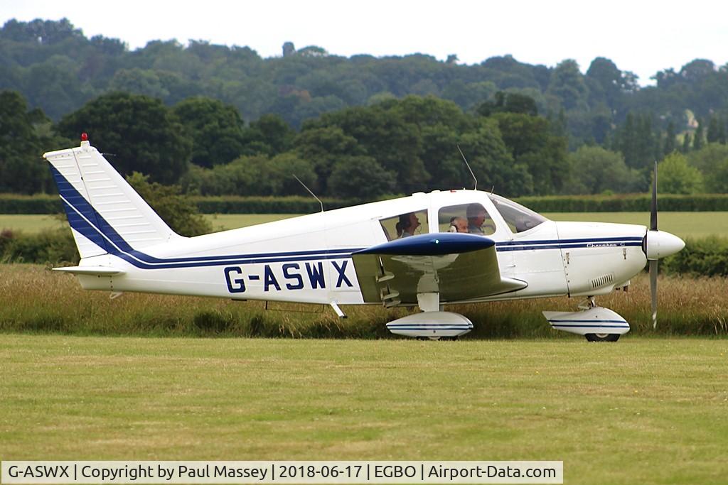 G-ASWX, 1964 Piper PA-28-180 Cherokee C/N 28-1932, Project Propeller Day.