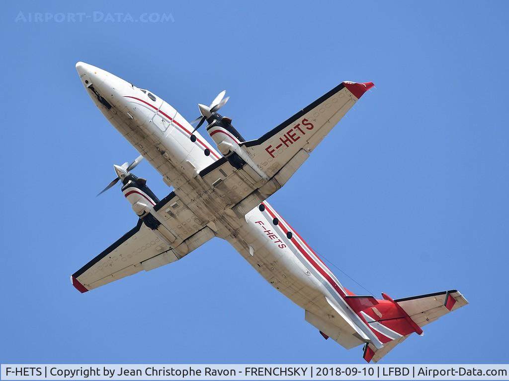 F-HETS, 1999 Raytheon 1900D C/N UE-360, Chalair 43 take off runway 23 to Brest