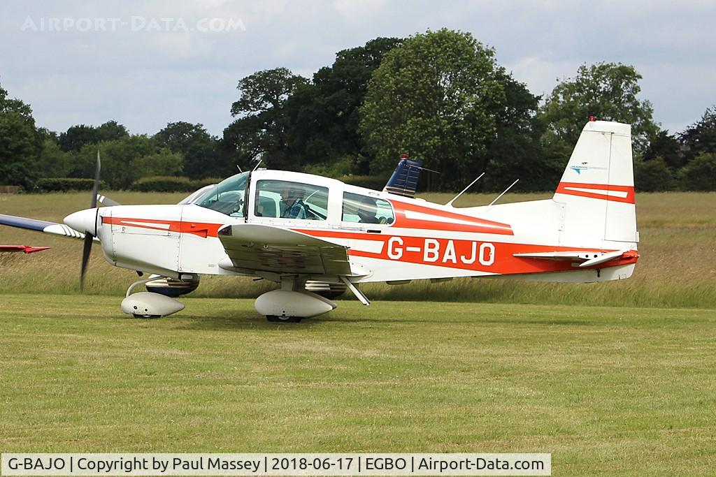 G-BAJO, 1972 American Aviation AA-5 Traveler C/N AA5-0260, Project Propeller Day.